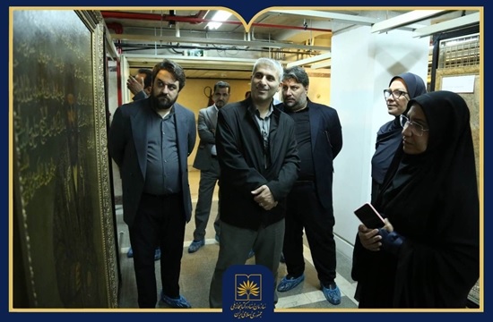 رئیس مرکز ارتباطات مردمی ریاست‌جمهوری از آرشیو ملی ایران بازدید کرد